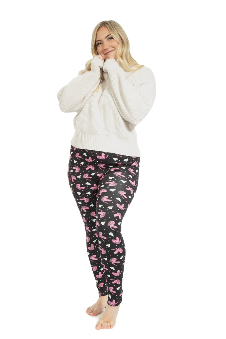 2 Hearts - Cozy Lined Leggings