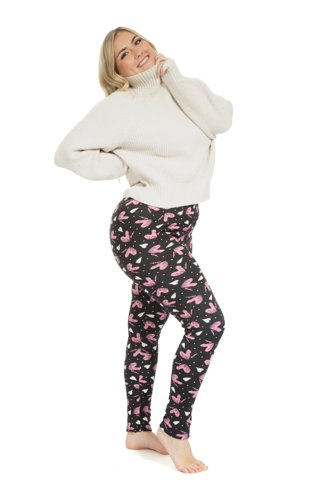 2 Hearts - Cozy Lined Leggings