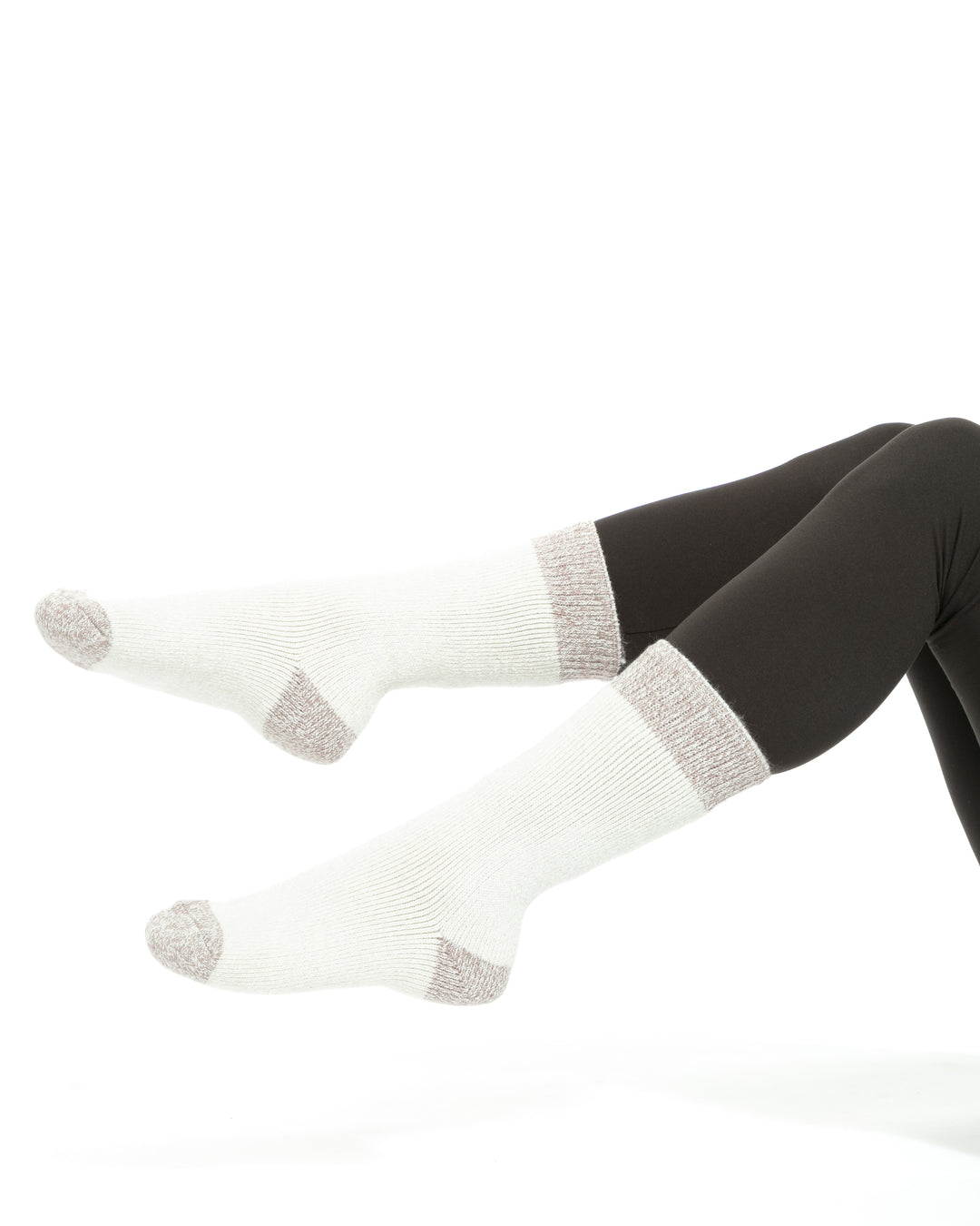 Noyer & Beige - Chaussettes Thermiques