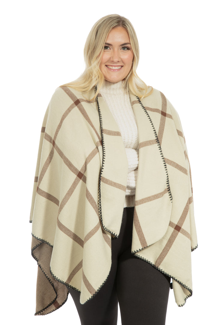 Salomé - Écharpe Poncho