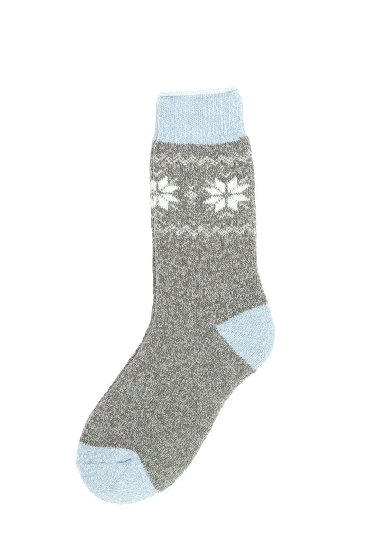 Gris & Bleu - Chaussettes Thermiques