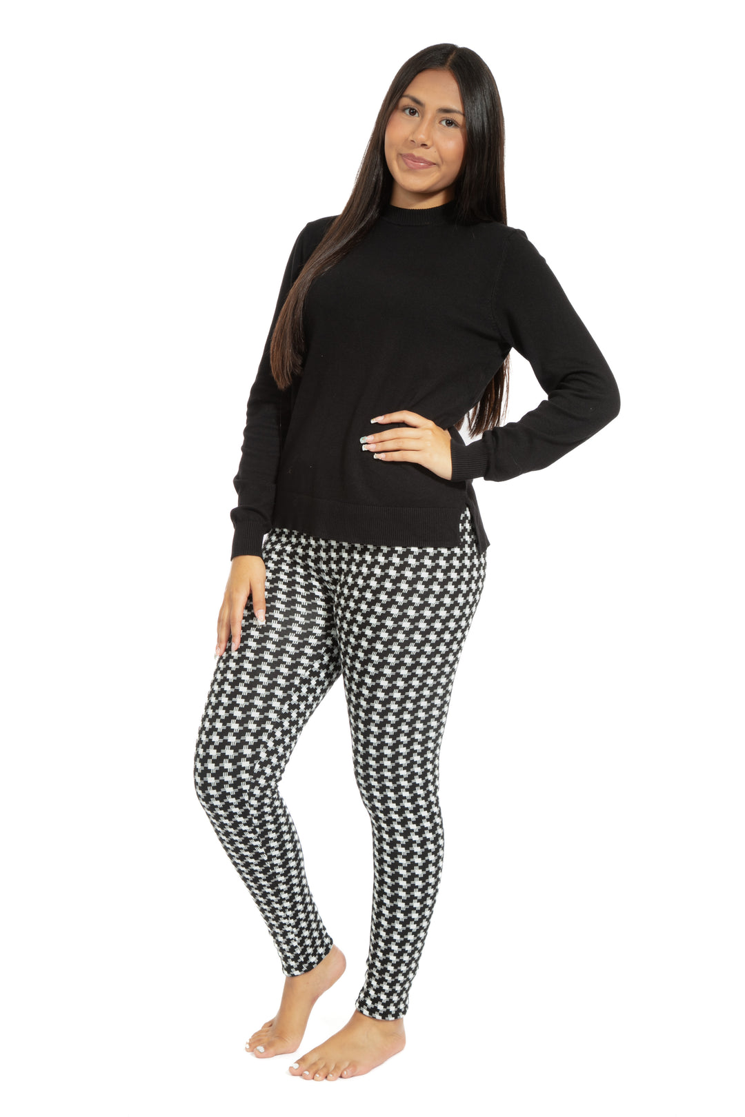 Black Xcross - Leggings doublés confortables