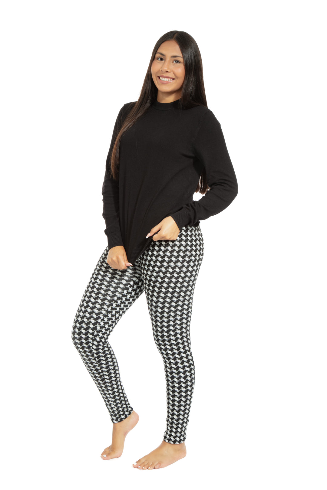 Black Xcross - Leggings doublés confortables