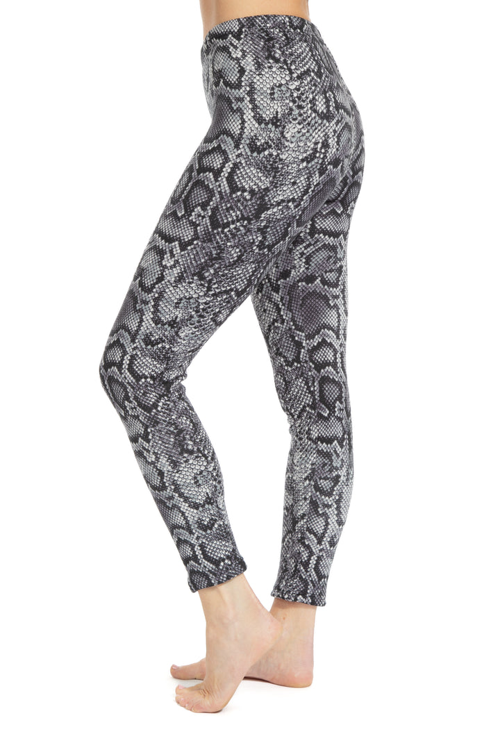 Serpent gris - Leggings doublés confortables