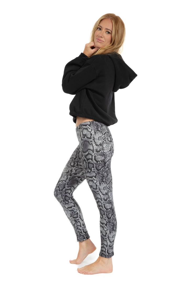 Serpent gris - Leggings doublés confortables