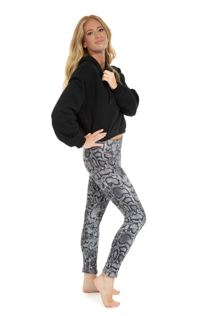 Serpent gris - Leggings doublés confortables