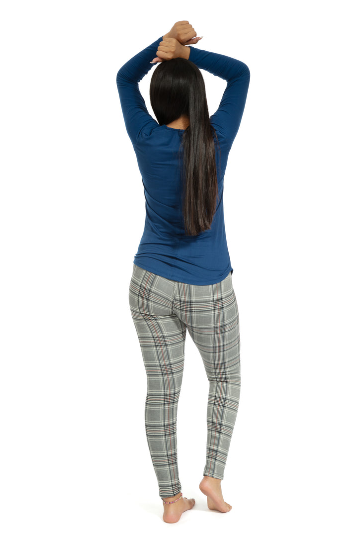 Glen Squares - Leggings doublés confortables