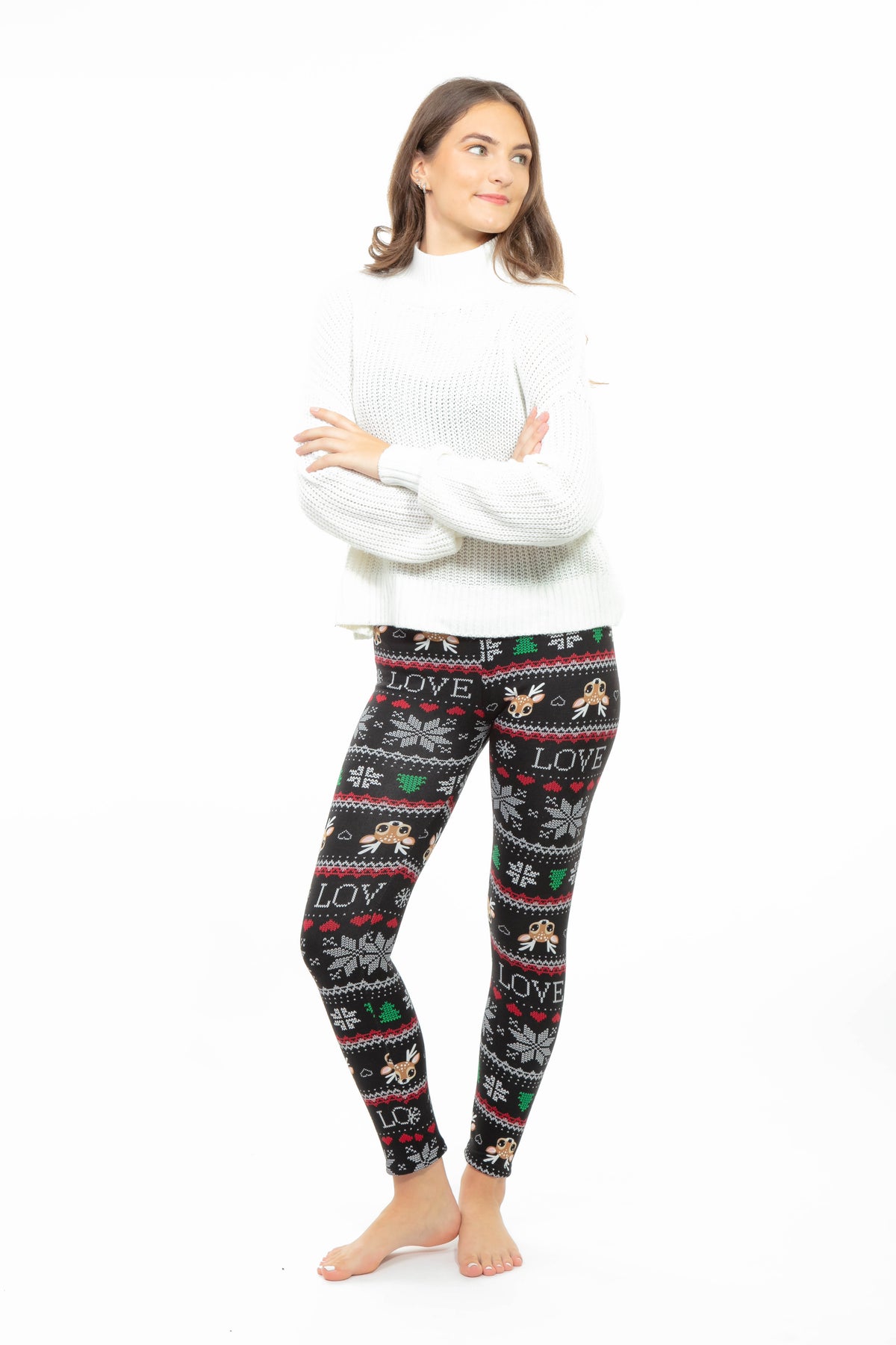 Just Cozy Funny Christmas - Cozy Lined Leggings