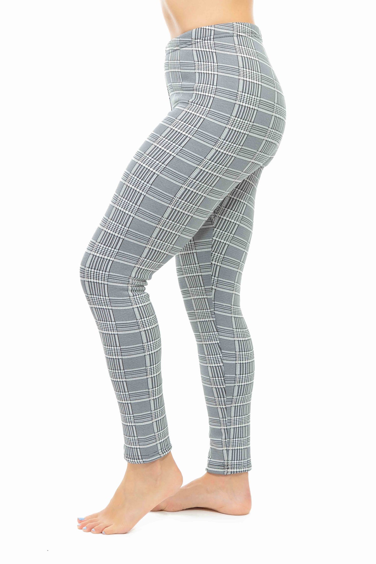 Just Cozy Checkered - Cozy Lined Leggings
