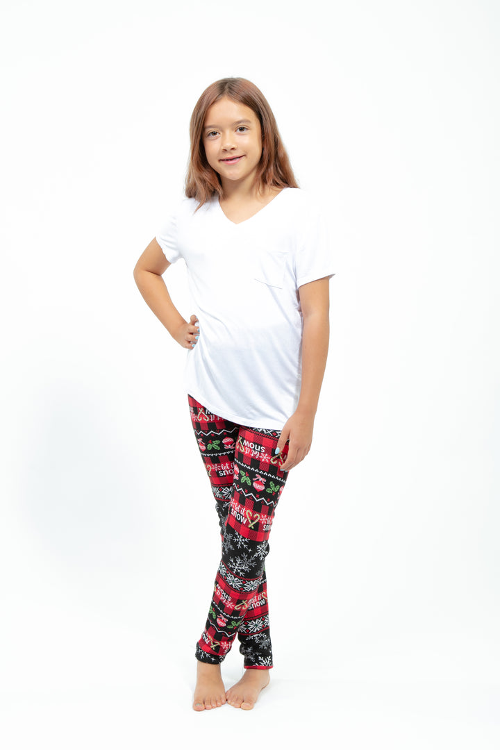 Xmas Plaid Kid's - Cozy Lined