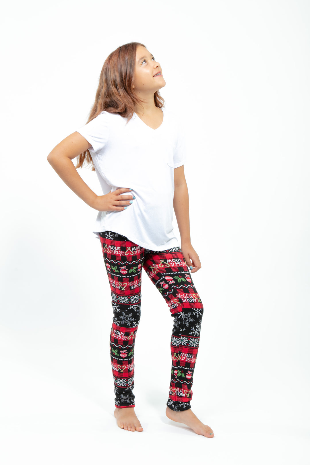 Xmas Plaid Kid's - Cozy Lined