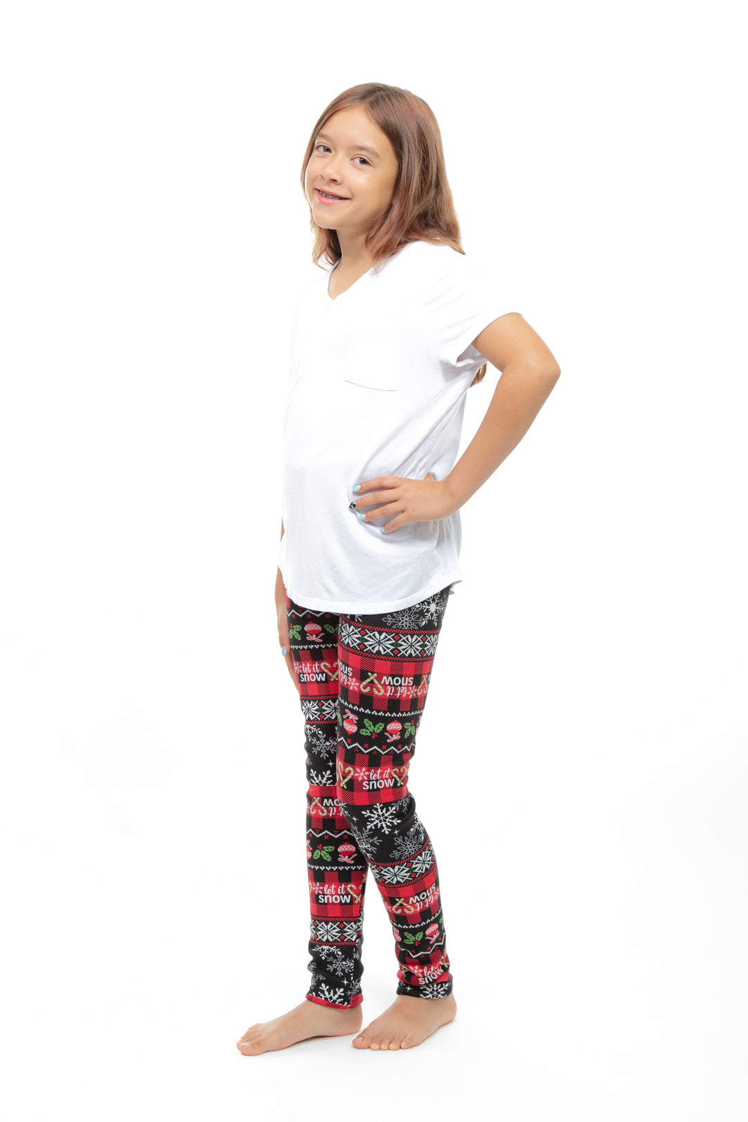 Xmas Plaid Kid's - Cozy Lined