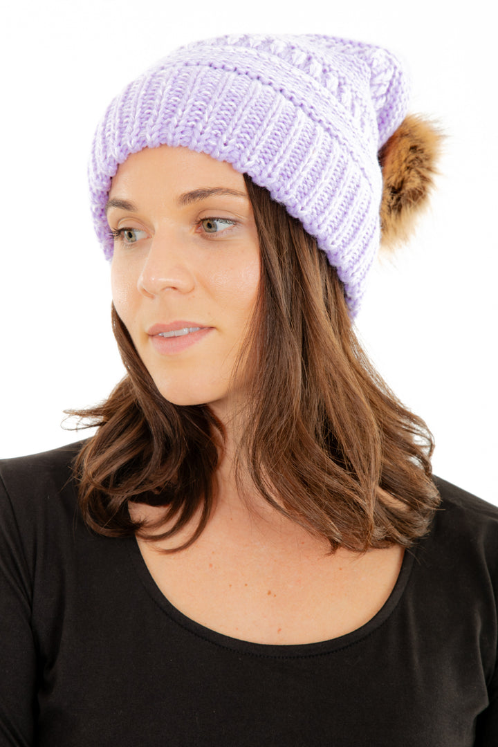 Purple - Cozy Slouchy Beanie