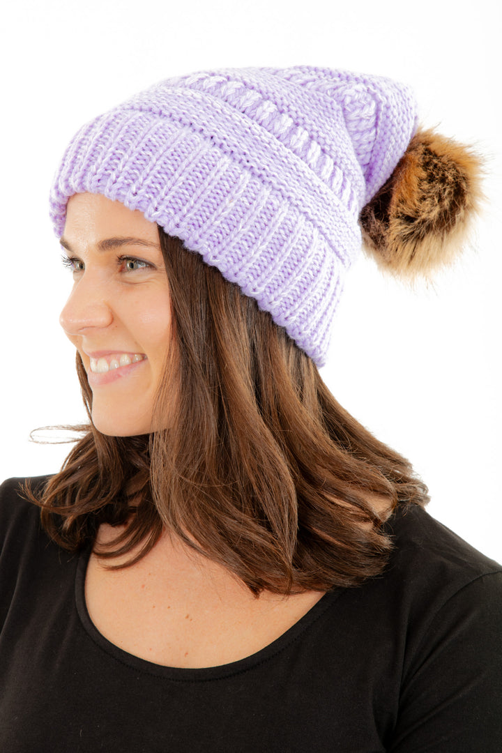 Purple - Cozy Slouchy Beanie