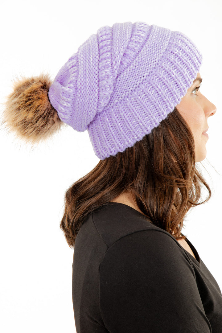 Purple - Cozy Slouchy Beanie