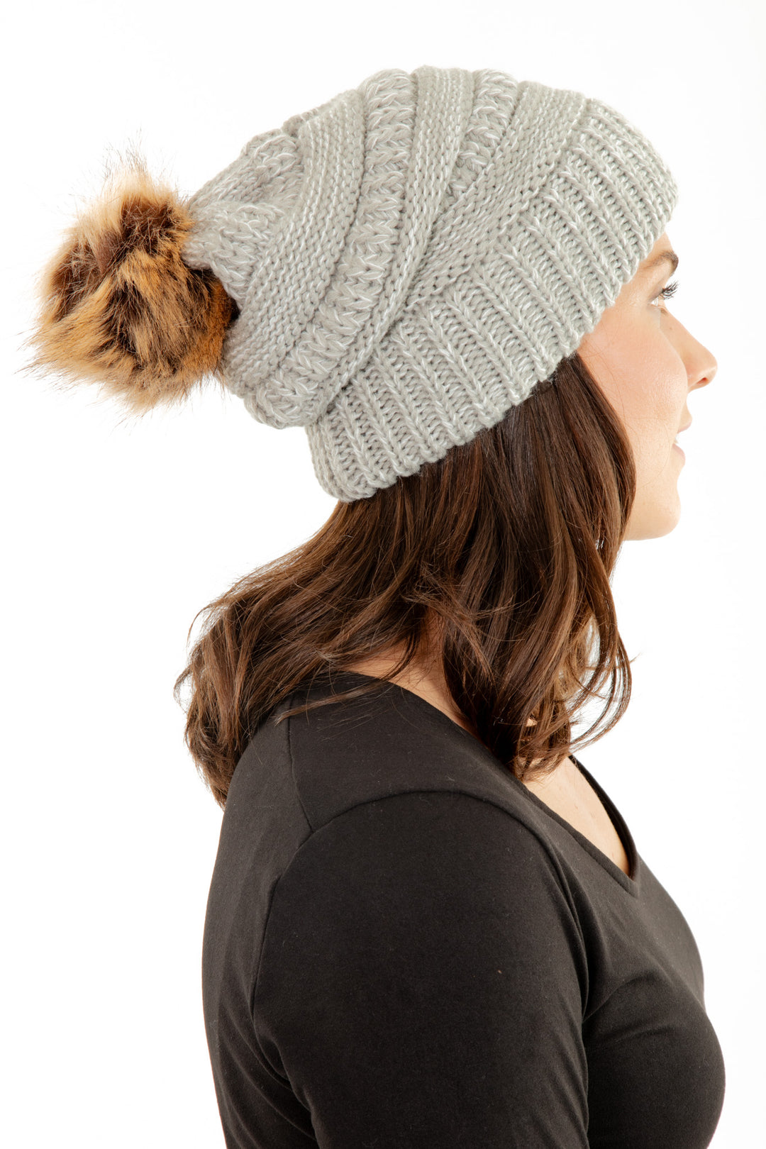 Grey - Cozy Slouchy Beanie