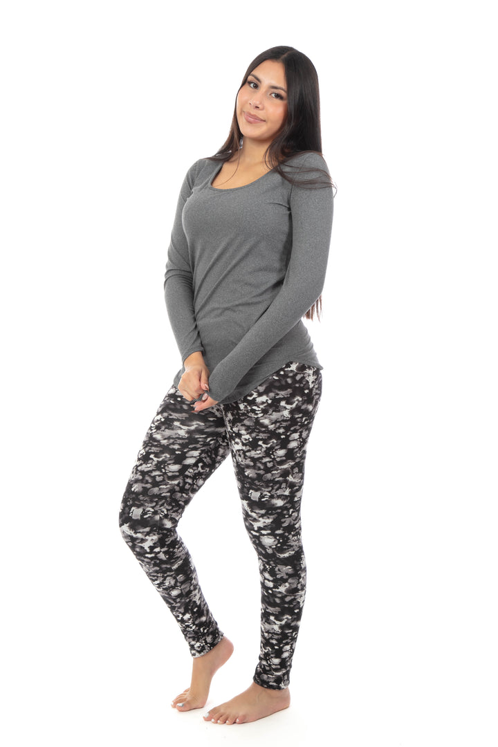 Flower Field - Leggings doublés confortables