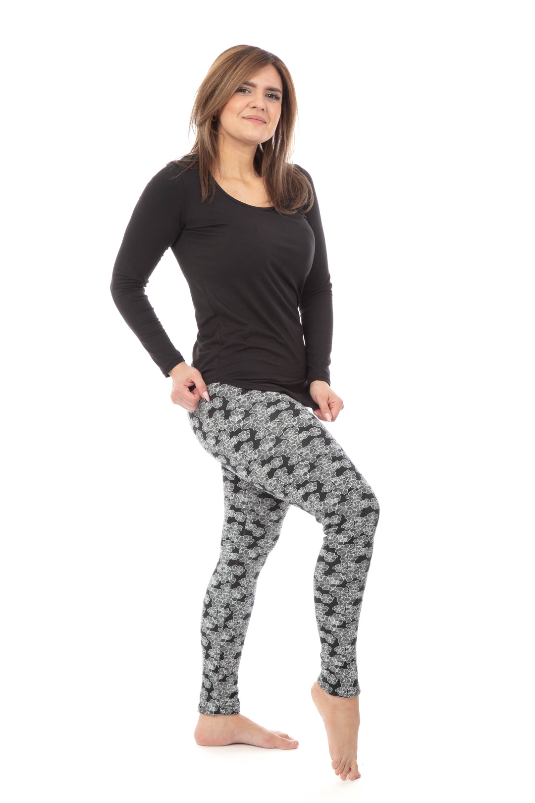 Flower Field - Leggings doublés confortables