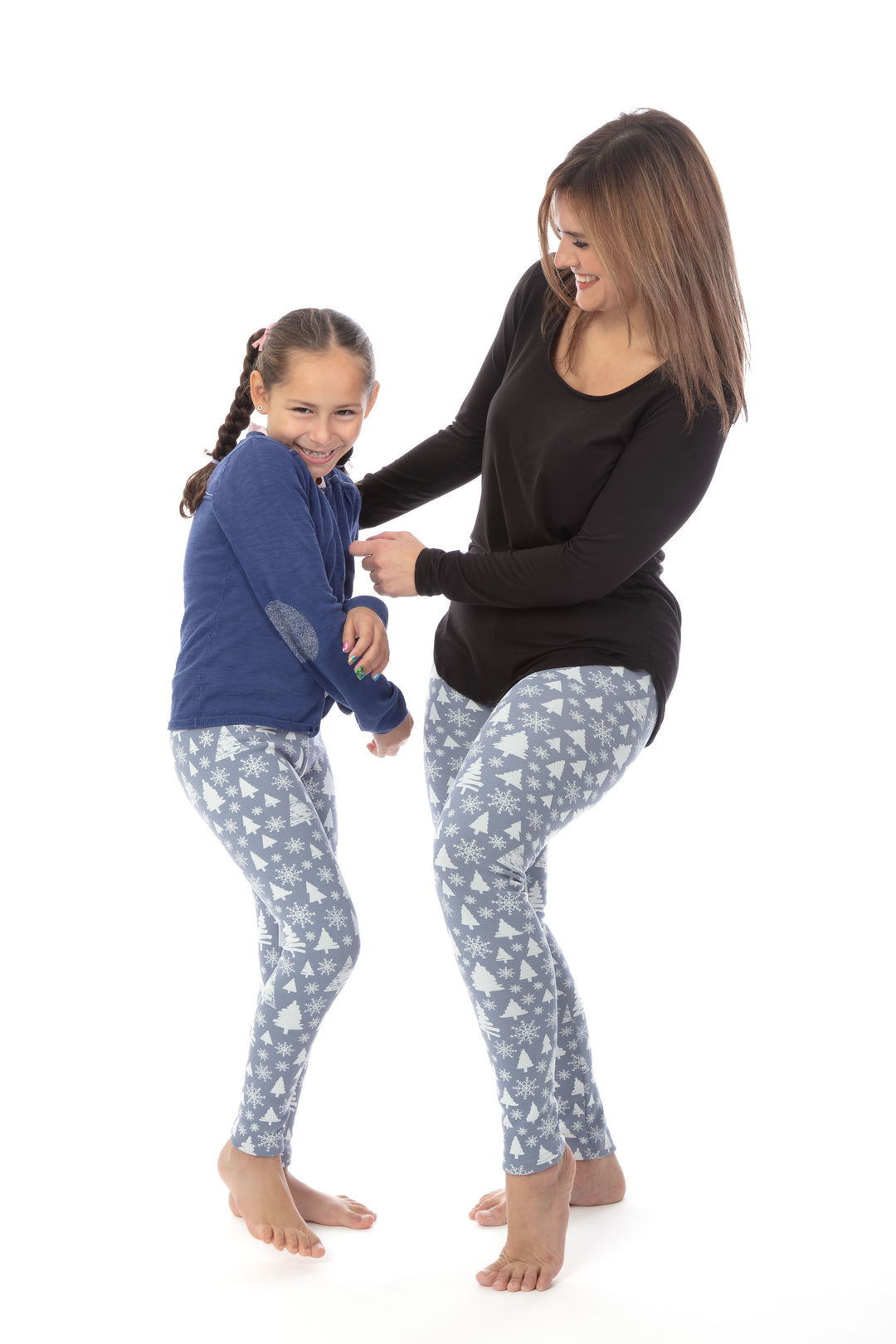 Snowy Tree - Cozy Lined Leggings