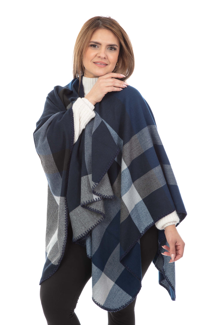 Ellie - Écharpe Poncho