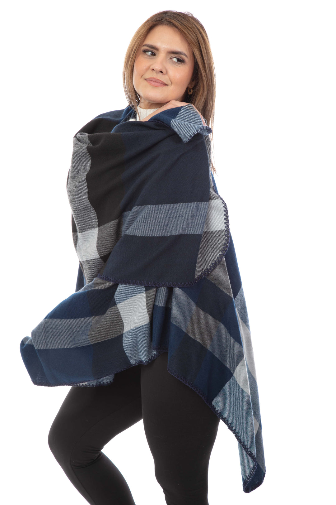 Ellie - Écharpe Poncho