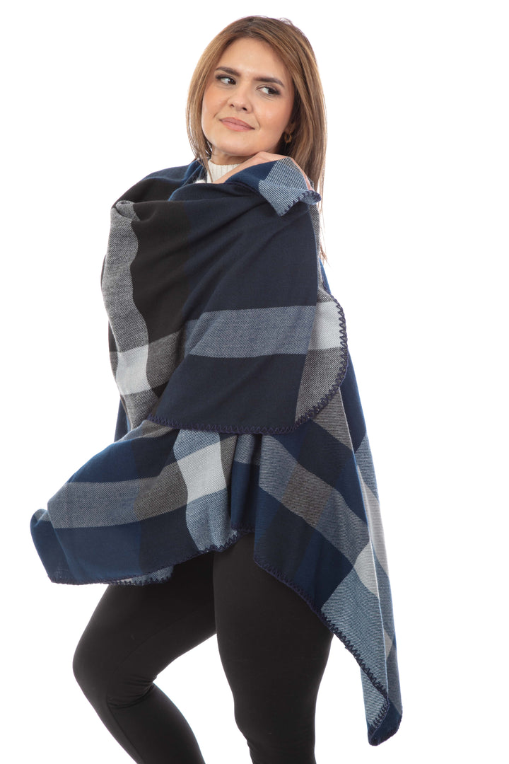 Ellie - Écharpe Poncho