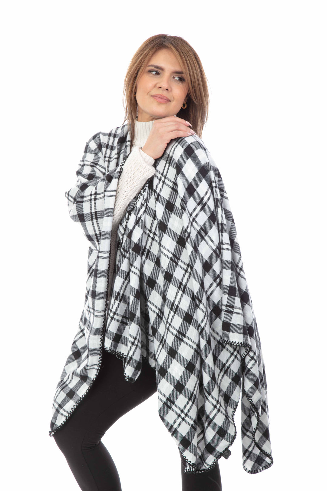 Bruna - Poncho Scarf