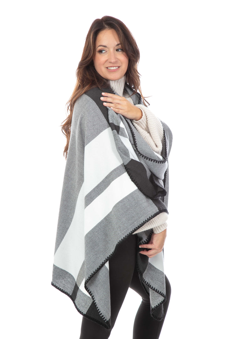 Cristina - Poncho Scarf
