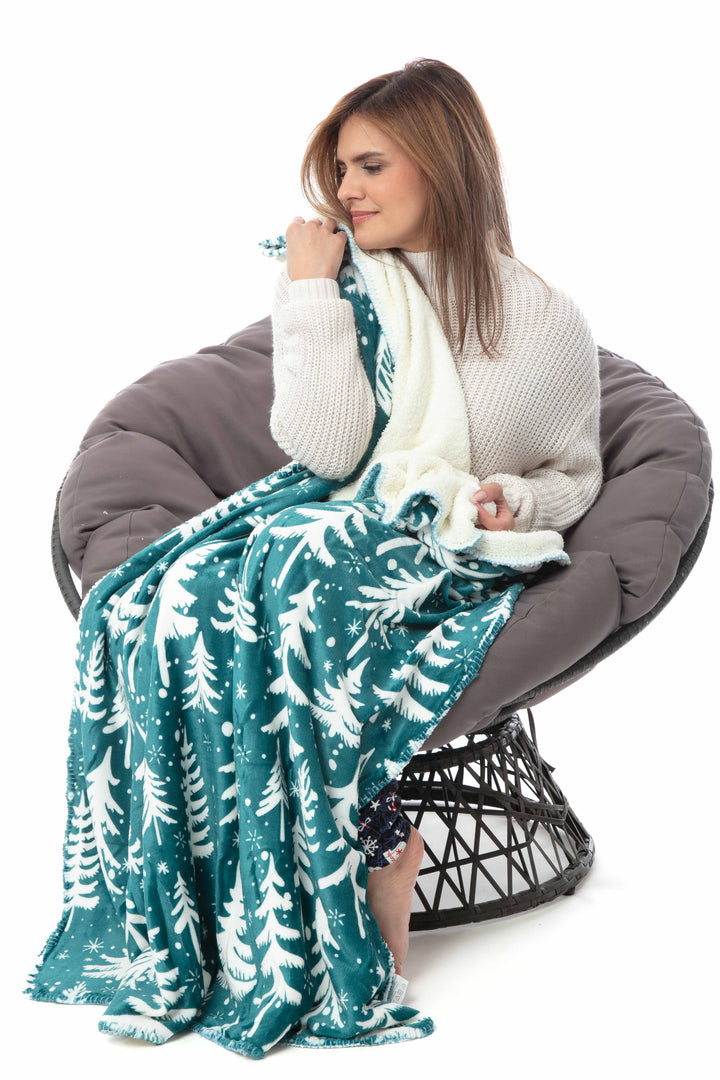 Christmas Eve - Sherpa Blanket