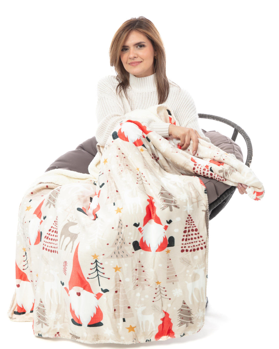 Lovely Christmas - Sherpa Blanket