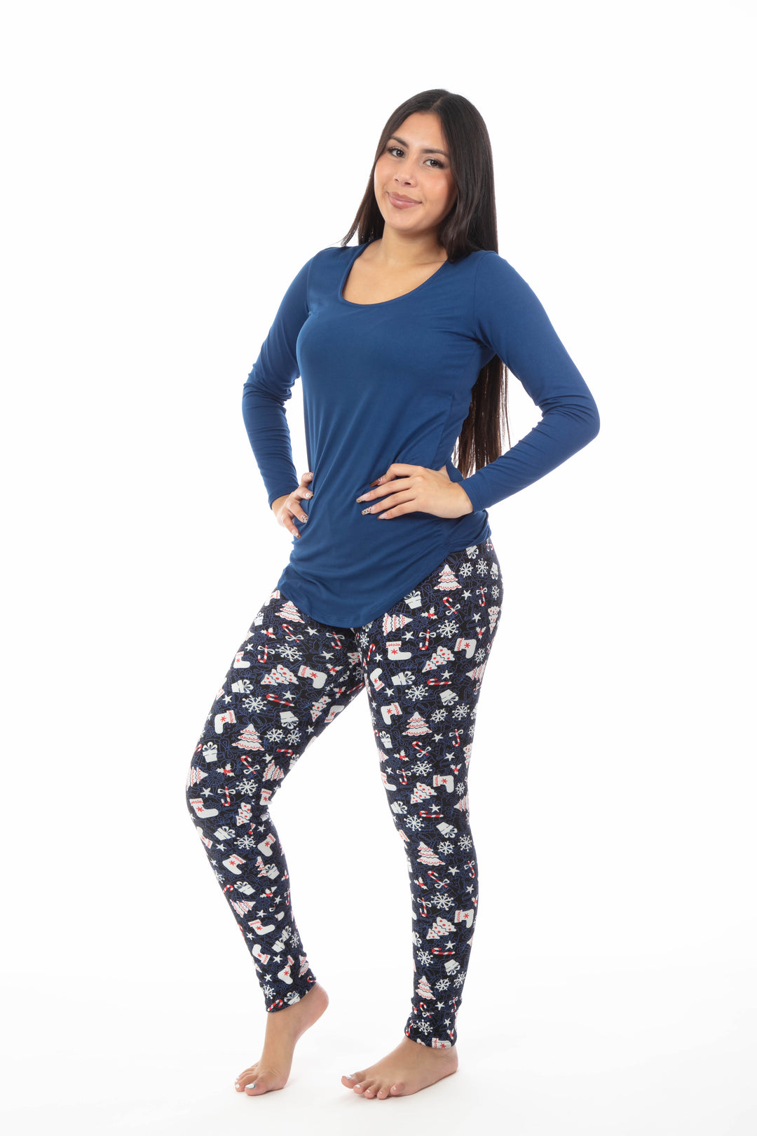 Navy Gift - Cozy Lined Leggings