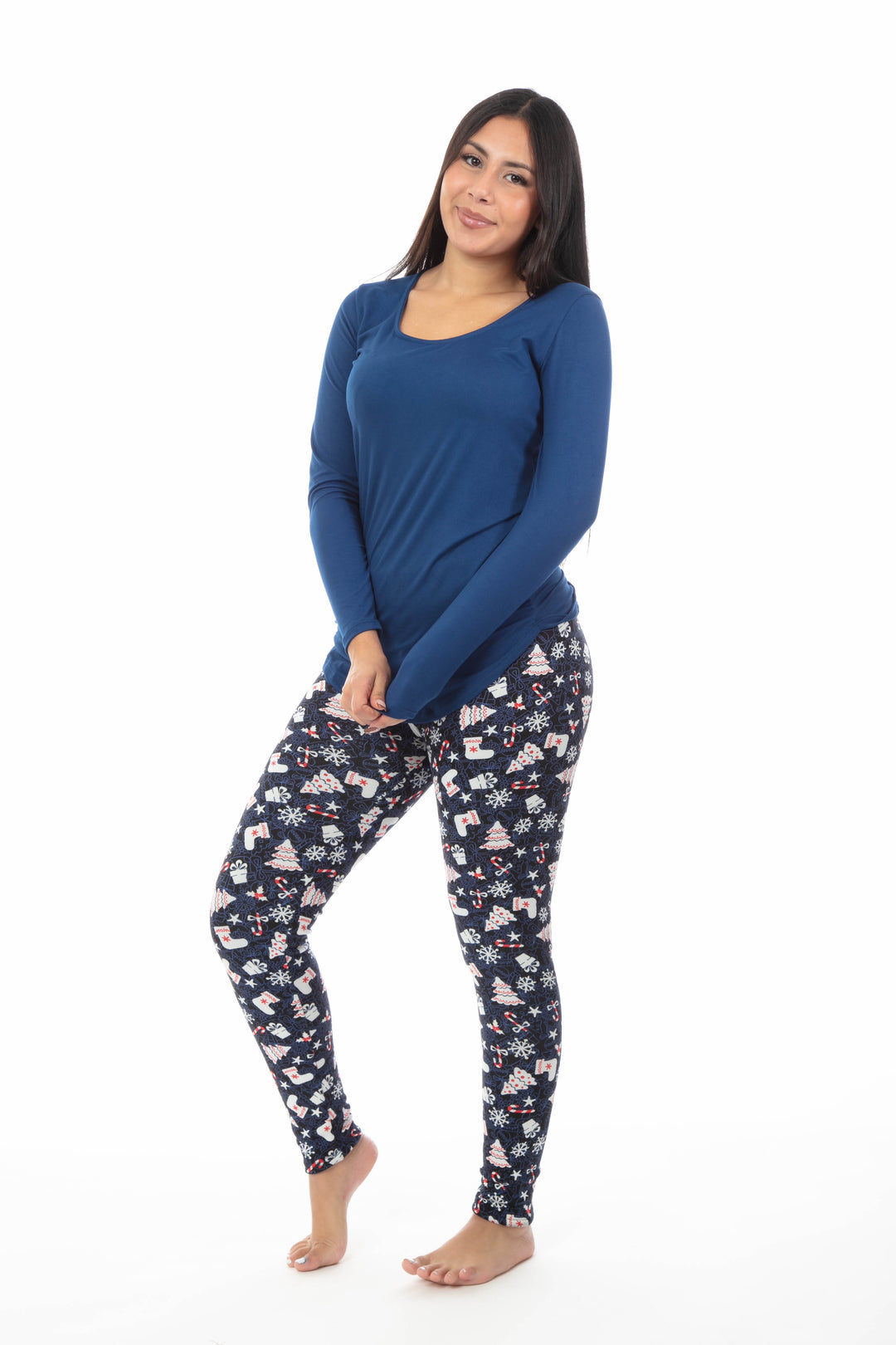 Navy Gift - Cozy Lined Leggings