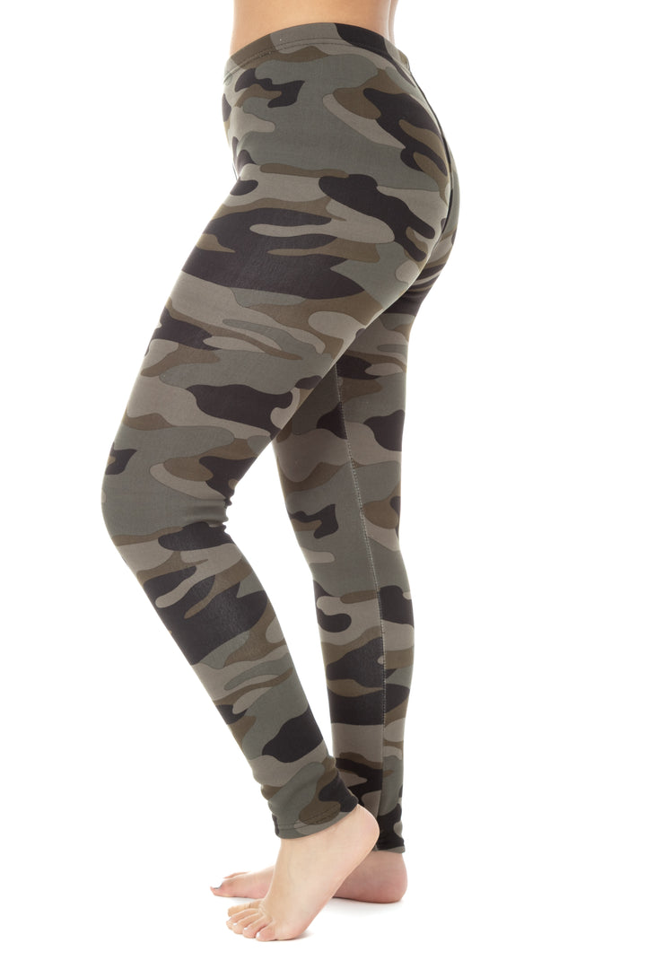 Camouflage clair - Leggings doublés confortables