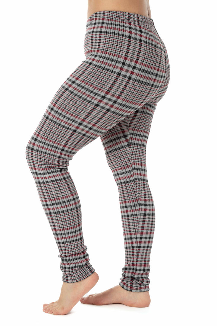 Red Line Checker - Leggings doublés confortables