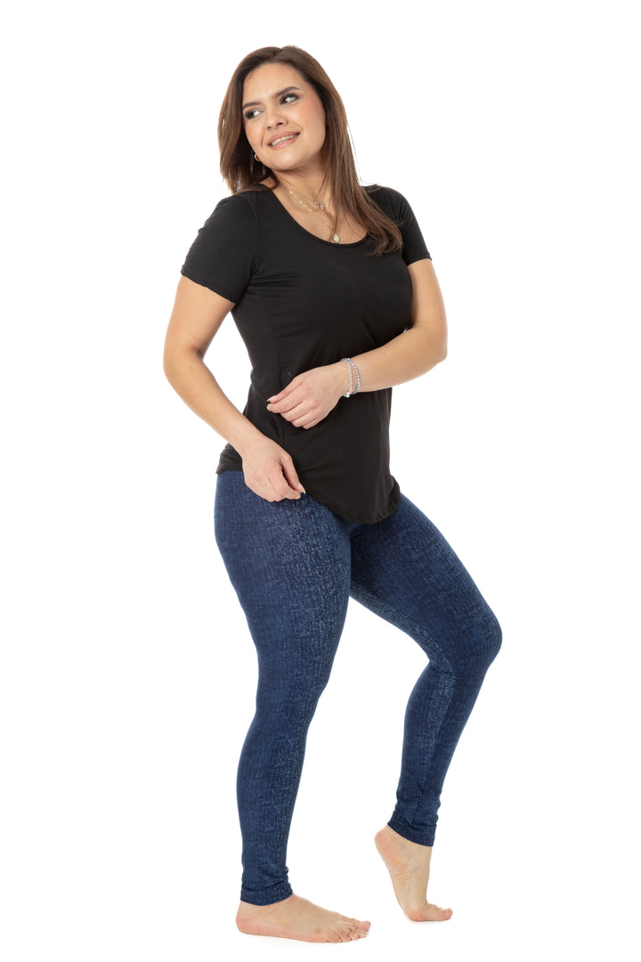 Dyed Denim - All Season Leggings