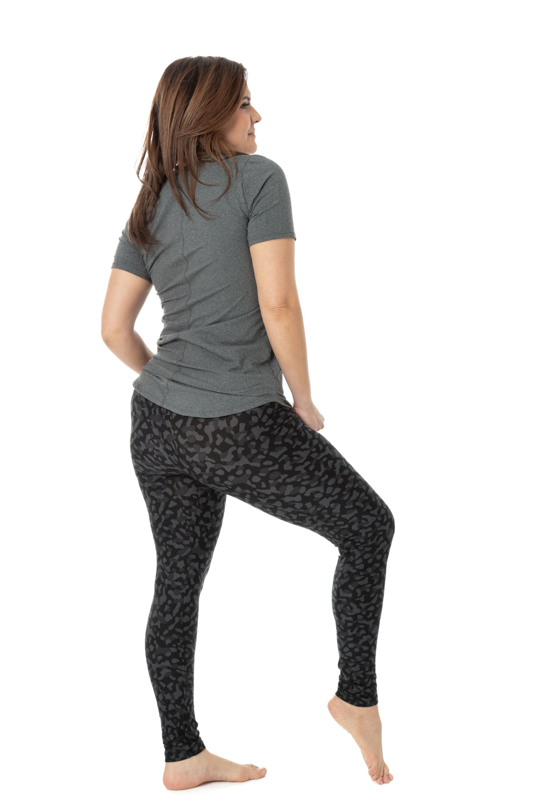 Grey Cheetah - All Season Leggings