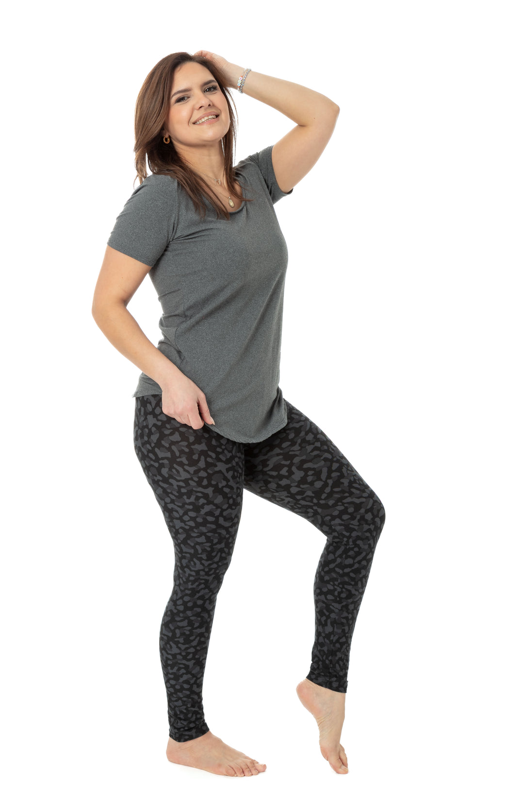 Grey Cheetah - All Season Leggings