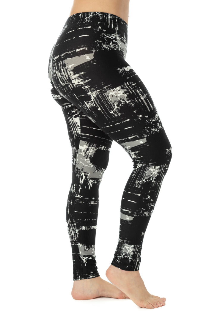 Black & Gray Design - All Season Leggings