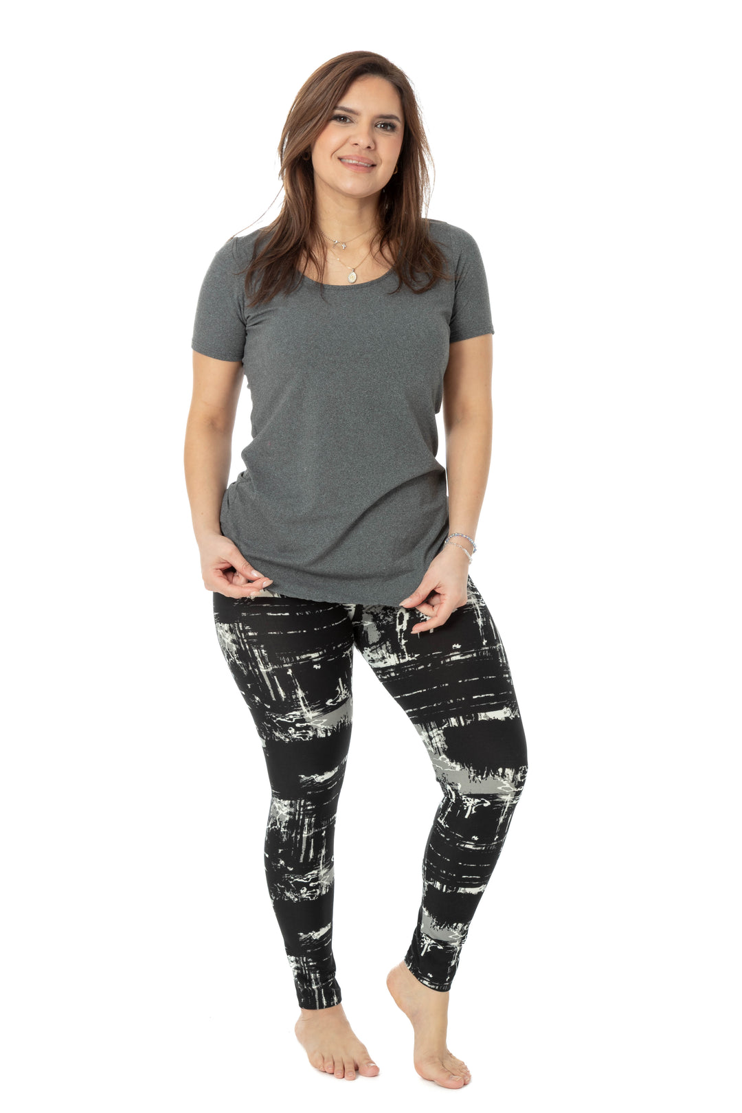 Black & Gray Design - All Season Leggings