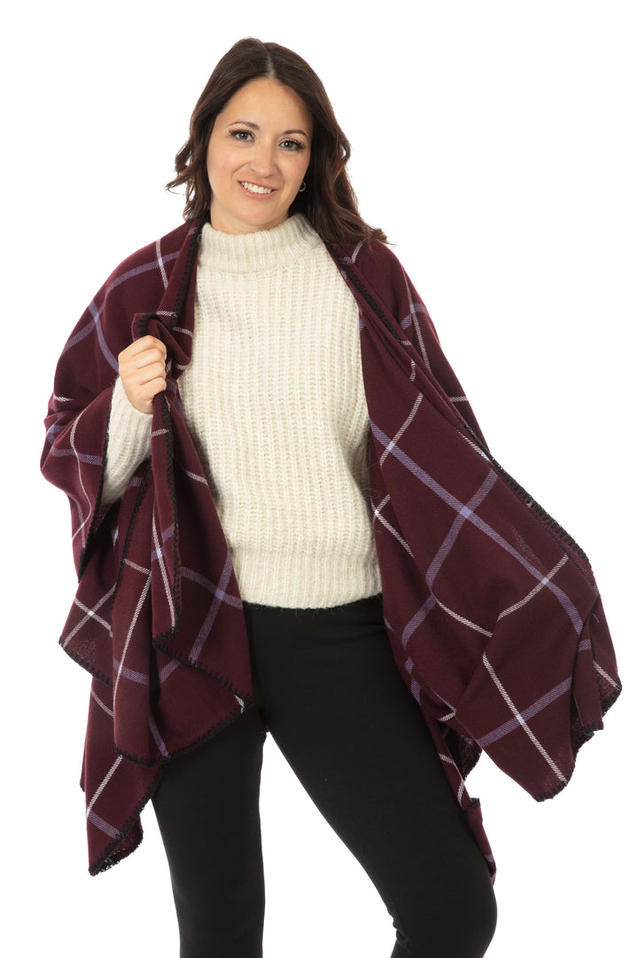 Martina - Écharpe Poncho