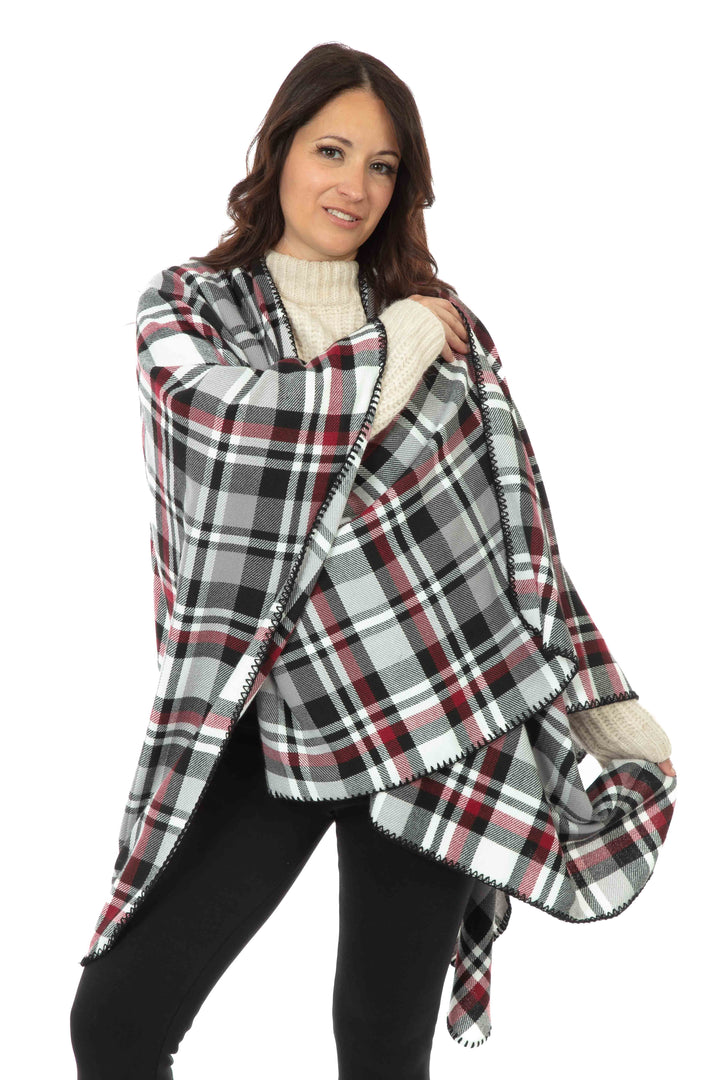 Lina - Écharpe Poncho