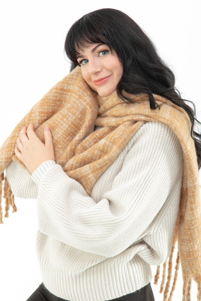 Just Cozy Bouclé Scarf- Comfy and Cozy - Main Image