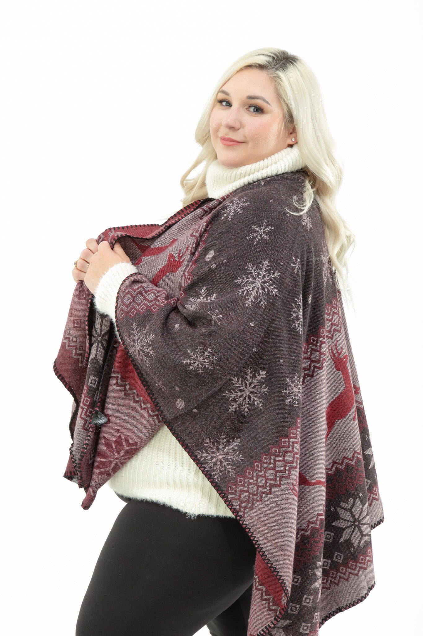 Winter Scarf Women Infinity Knitted Scarf Circle Neck Scarf