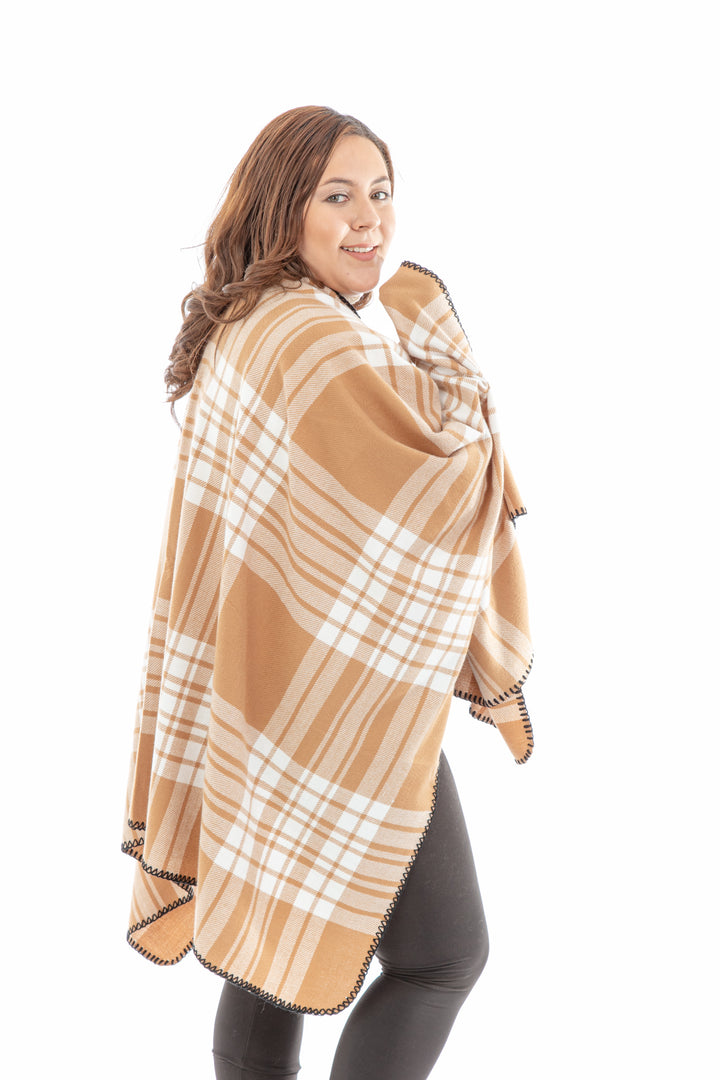 Jolene - foulard poncho