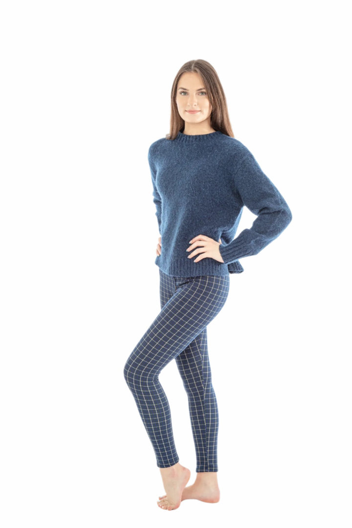 Blue Checkers - Cozy Lined