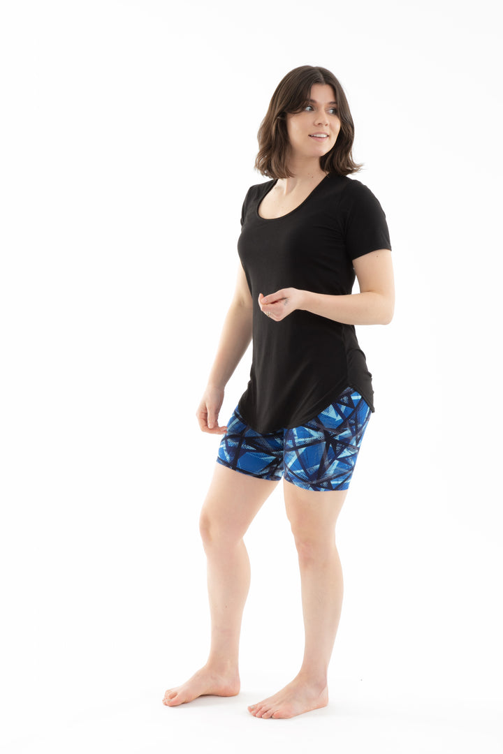 Abstract Bluish - Shorts