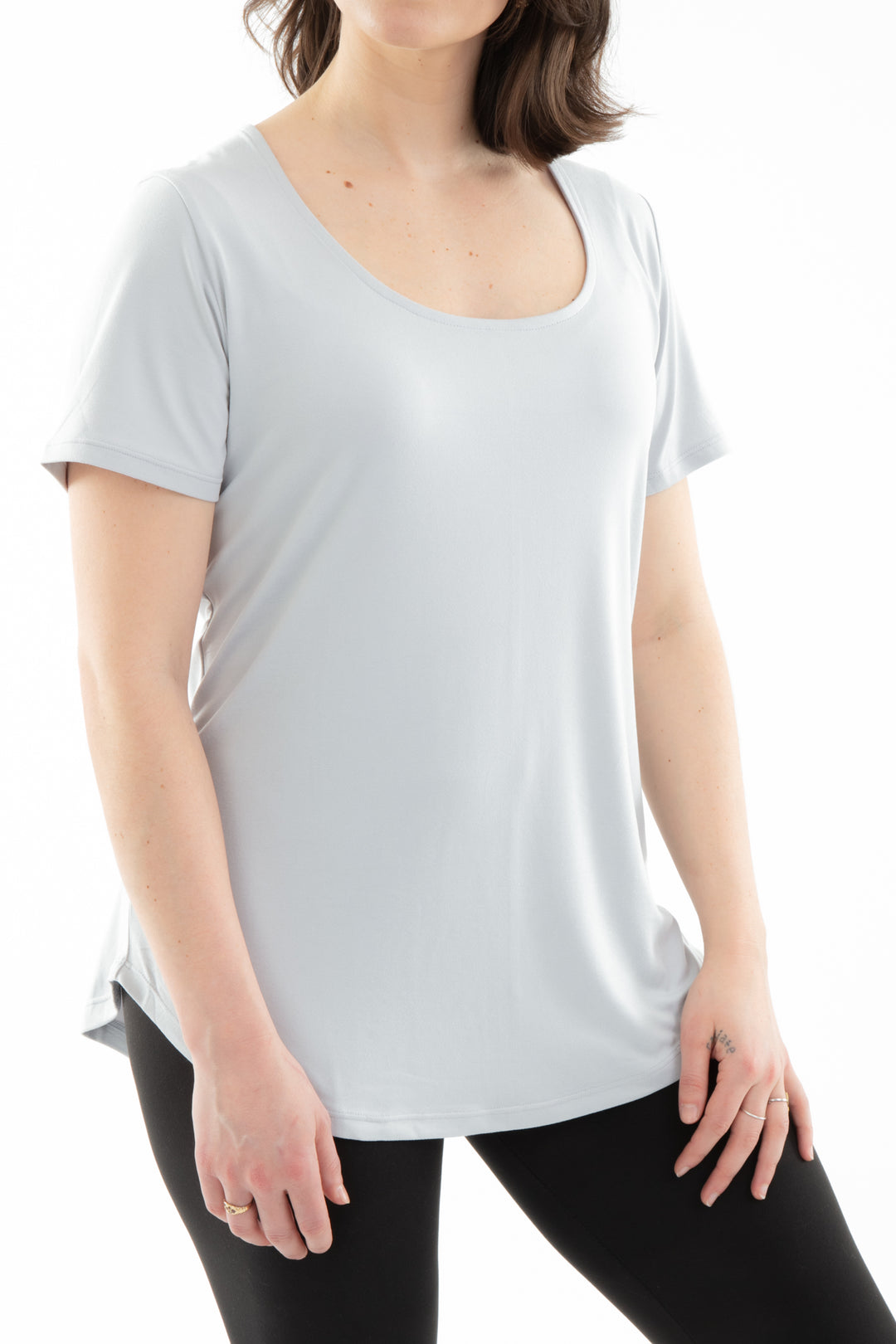 Platinum - Short Sleeve Tunic Top