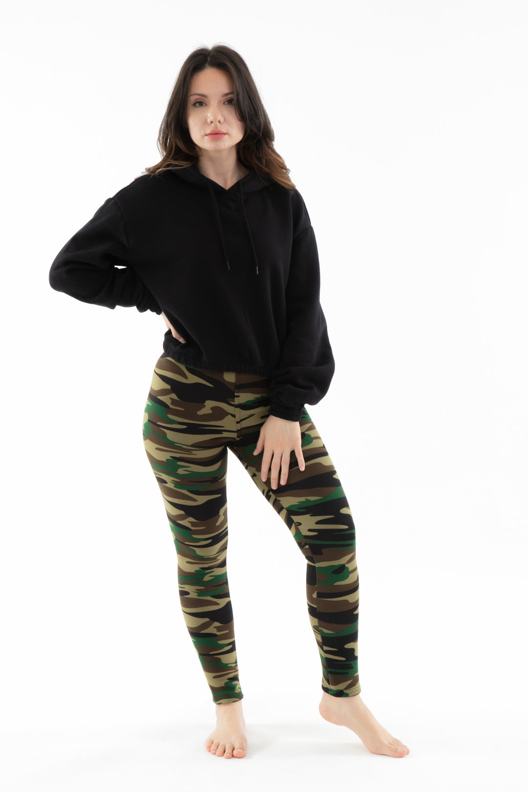 Green Camo - Cozy Lined