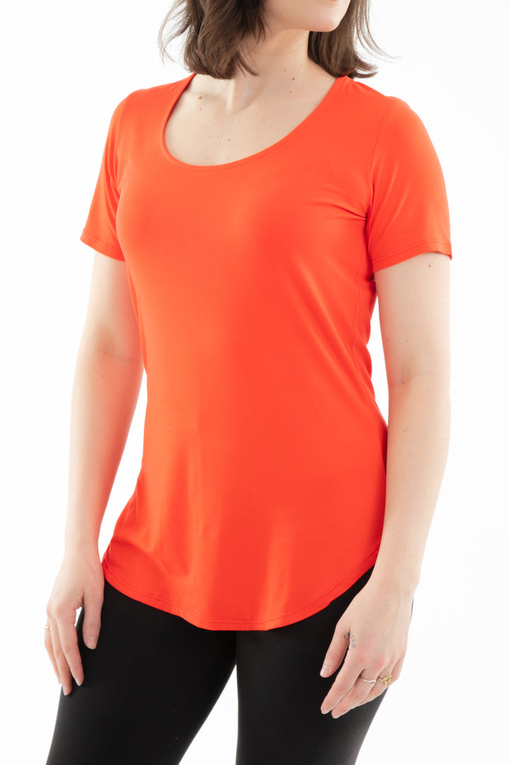 Scarlet - Short Sleeve Tunic Top