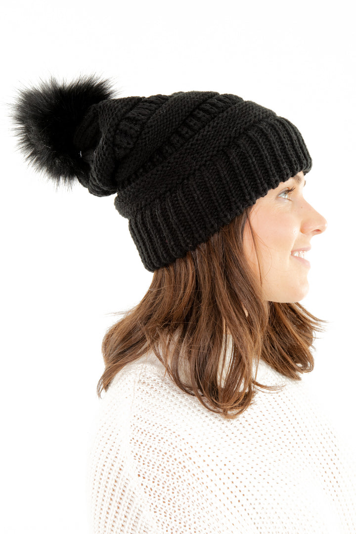 Black - Cozy Slouchy Beanie